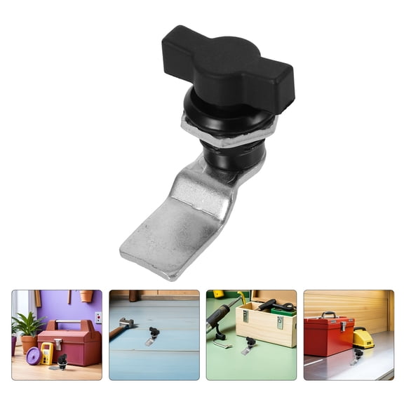 UPOUART 2pcs Black T Handle Cam Lock for Toolboxes, Cabinets, Drawers