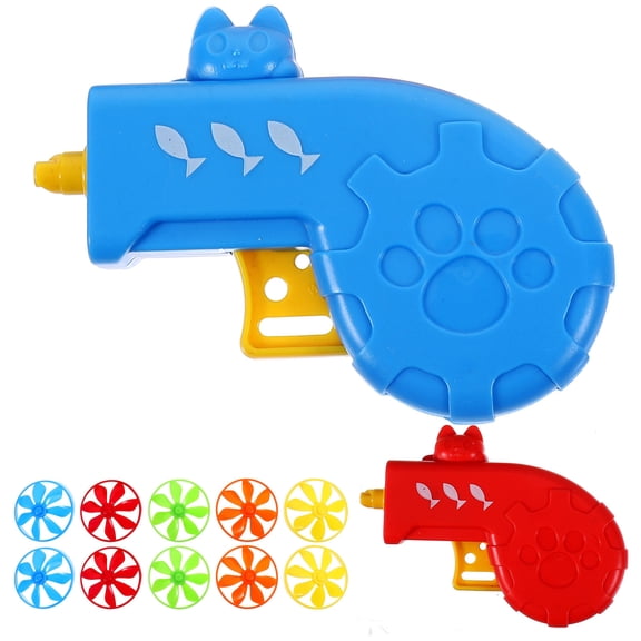UPOUART 2pcs Flying Disc Saucer Launchers Cat Fetch Toys Cats Exercising Toys
