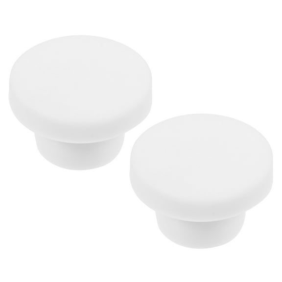 UPOUART 2-Pack Round Rubber Bathtub Drain Plugs for Bathroom Water Sealing and Leak Prevention