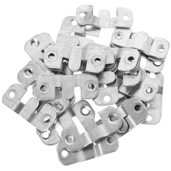 UPOUART 30 Pieces Interlocking Photo Hangers Heavy Duty Picture Hangers Z Shape For Posters