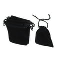 UPOUART 30Pcs Black Velvet Drawstring Bags for Candy Storage Luxury ...