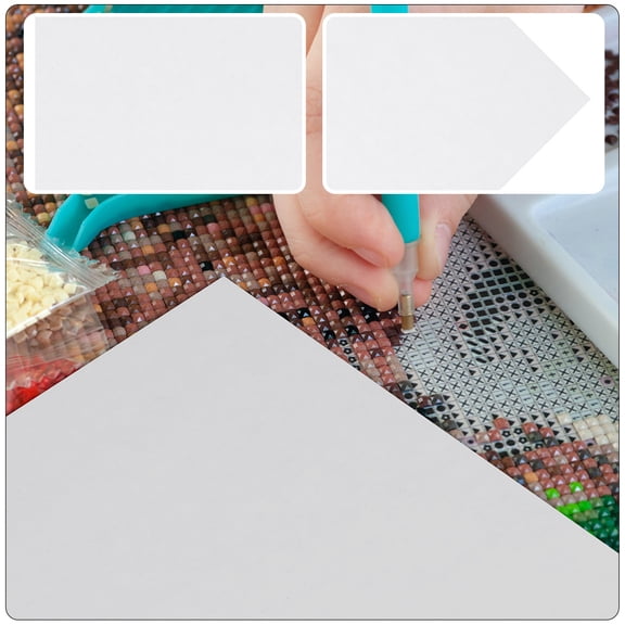 UPOUART 30 Pieces White Release Papers Drawing Protective Films for Cross Craft Projects