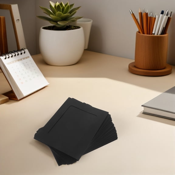 UPOUART Creative Paper Frames Black Kraft for Home Decorating Easy to Use and Stylish 30Pcs