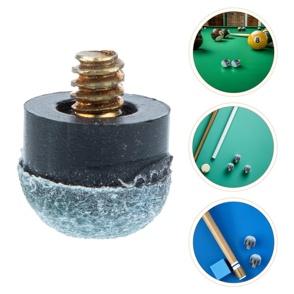 UPOUART 30Pcs Precision Fit Pool Cue Tips Replacement Kit for American and British Snooker Cues
