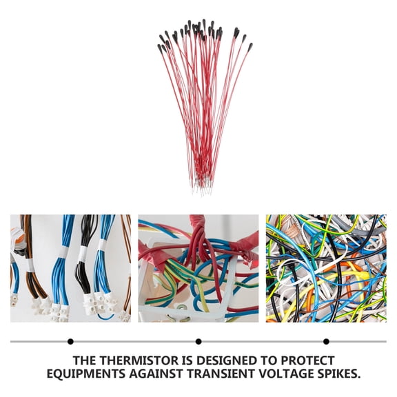 UPOUART 30Pcs Thermistor Resistors Thermal Resistor for Industrial Equipment Transient Protection