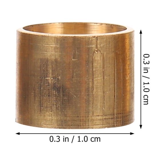 UPOUART 30pcs Copper Cue Ferrules for Pool Cues Replacement Part Billiard Accessories