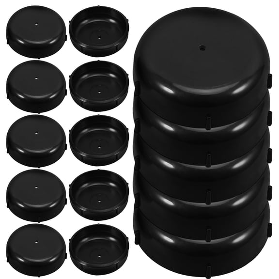 UPOUART 32Pcs Black Furniture Caster Cups Plastic Pads to Prevent Sliding and Floor Damage