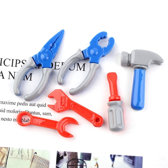 UPOUART 36Pcs Miniature Repair Tools Decorative Role Play Tiny Tools For Collectors