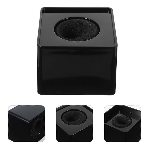 UPOUART 3-Pack Black Microphone Logo Flags for Interviews, Compatible with Most Mics, Easy to Install and Design