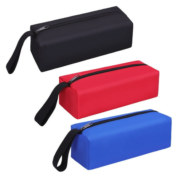 UPOUART 3-Piece Small Tool Pouch Set Red Oxford Cloth Utility Bags for Electricians and Handyman Use