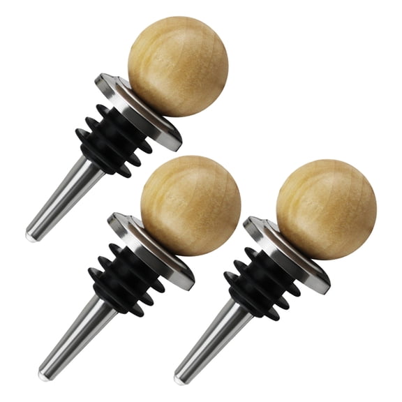 UPOUART 3Pcs Bottle Plug made of Stainless Steel for Home Use and Parties