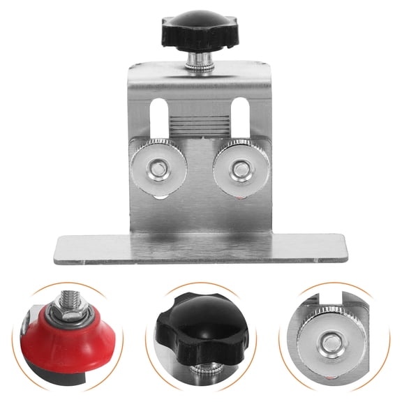 UPOUART 3Pcs Cabinet Hardware Template Silver Stainless Steel for Cabinet Assembly and DIY Projects