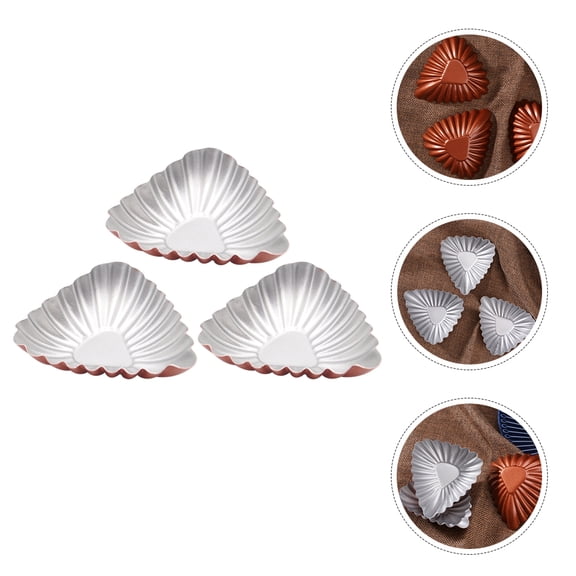 UPOUART Set of 3 Carbon Steel Tart Molds for Baking Small Cakes, Multi-Functional Pastry and Dessert Baking Tools