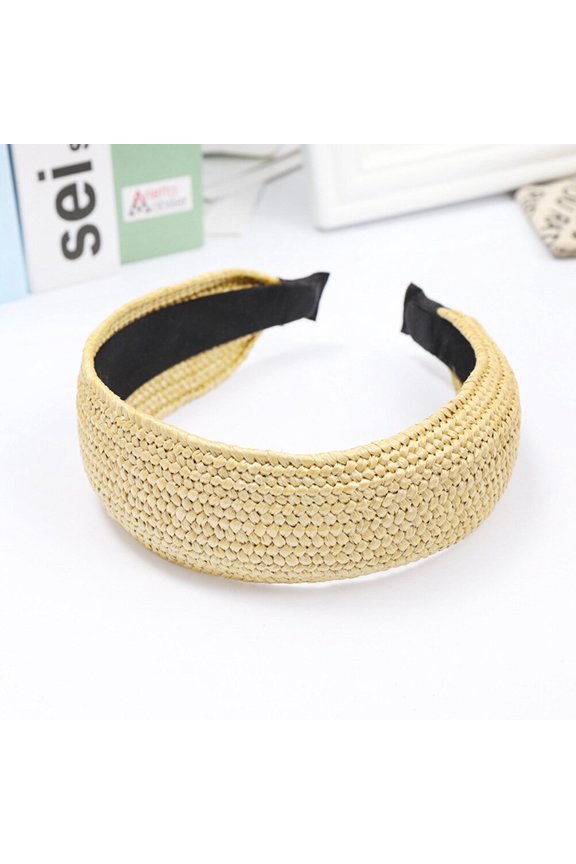 3Pcs Cross Hair Band Hair Accessories Khaki Hairdress for Elegant Woman Decor