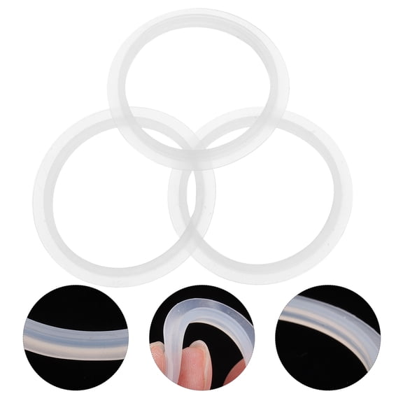 UPOUART Sink Sealing Washers Seal Ring White 3Pcs