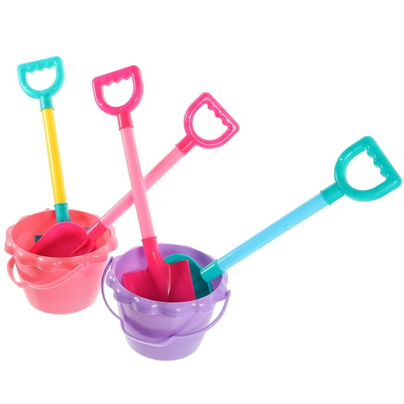 UPOUART 3Pcs Set Beach Toys Plastic Random Color Sand Digger Tools for Socialization Encouragement
