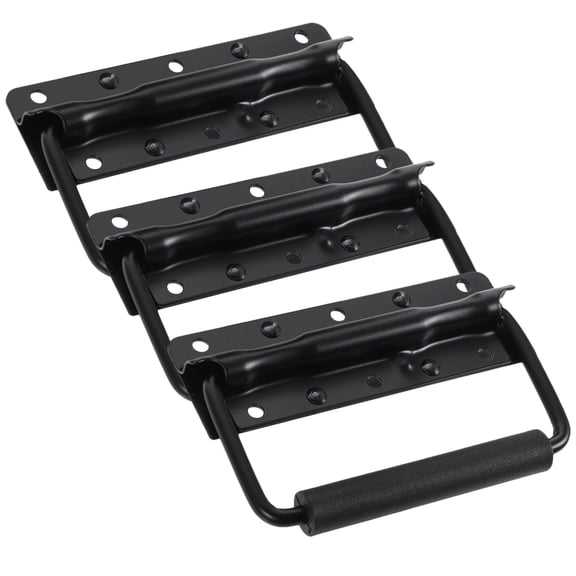 UPOUART 3-Pack Black Spring Loaded Replacement Case Handles Iron Material for Tool Chest and Storage Boxes