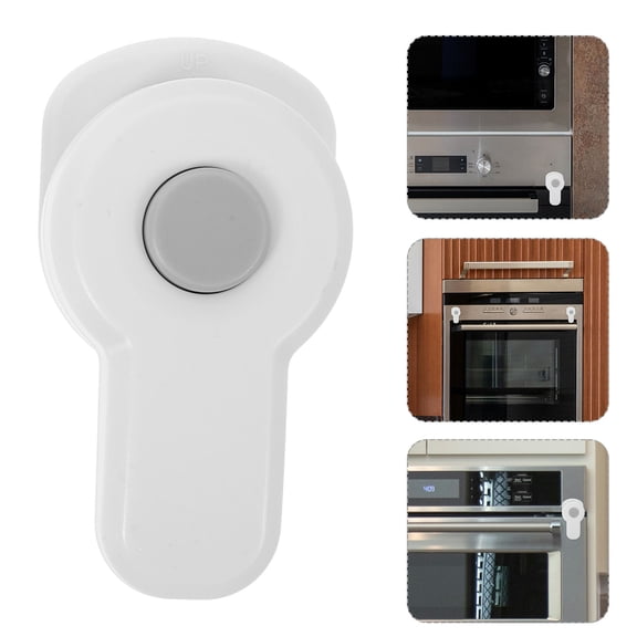 UPOUART 3pcs Cabinet Locks Child Proof Plastic White Furniture Safety