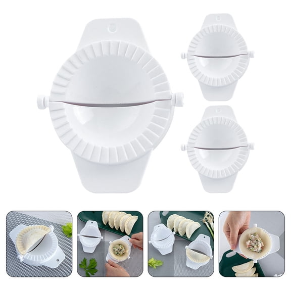 UPOUART 3pcs Convenient Dumpling Maker for Easy Wrapping in Most Kitchen Environments