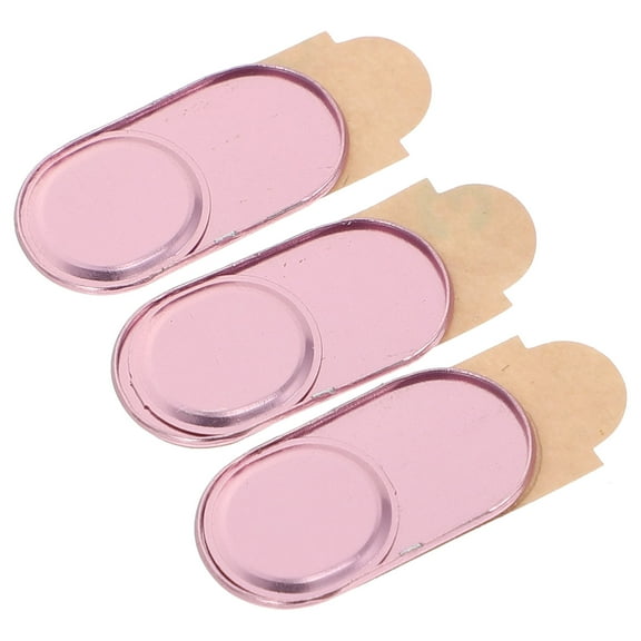 UPOUART 3pcs Laptop Camera Cover Ultra Thin Aluminum Rose Gold for Daily Use