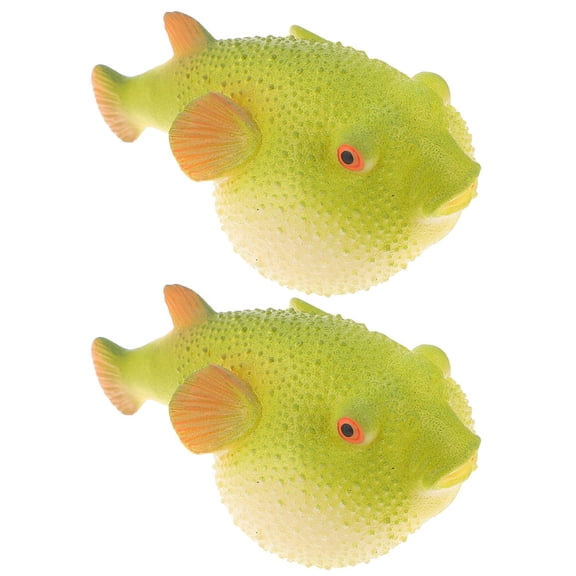 UPOUART 3pcs Squeeze Toys Light Green Plastic Pressure Relief Adorable Design Office