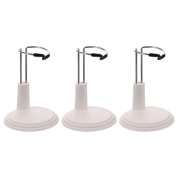UPOUART 3pcs Versatile Doll Holder Display Stand Durable Rack for Figures Dolls Models Base Decor