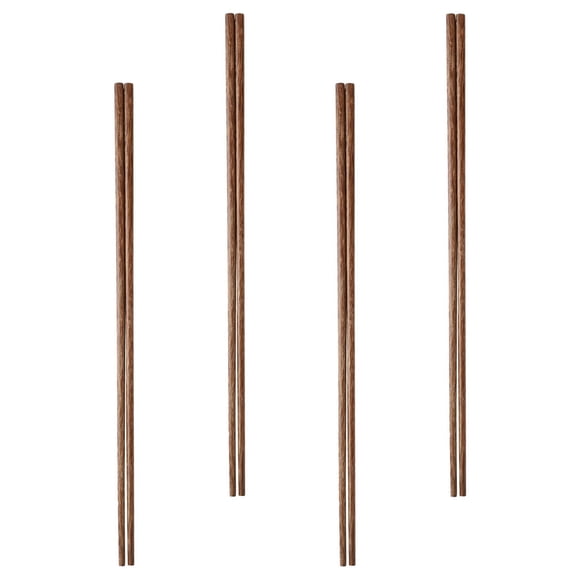 UPOUART 4 Pairs Cooking Sticks Wood Frying Oil-resistant Kitchen Tableware Long and Thin