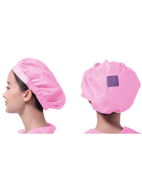 4 Pcs Anti Static Working Cap Polyester Breathable Mesh Window Hat