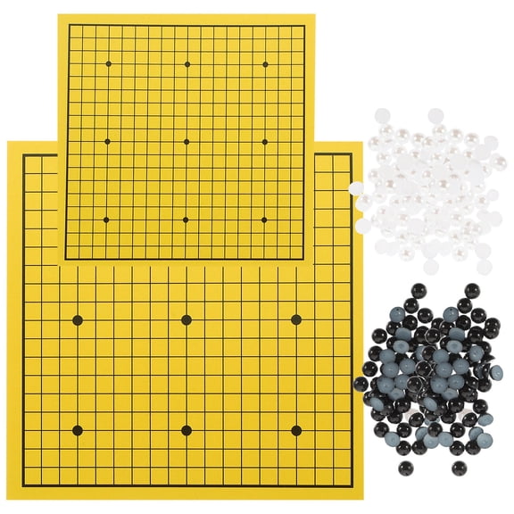 UPOUART 4 Sets of Pocket Chess Decorative Toys for Mini Craft Lovers Projects