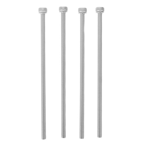 UPOUART 4Pcs Bicycle Stem Riser Bolts Plated Silver with Multi Layer Spacer Ready for Versatile Fit