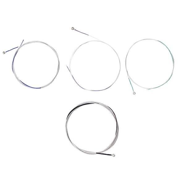 UPOUART 4-Piece Stainless Steel Cello Strings Set, Plated Replacement Strings for Enhanced Sound