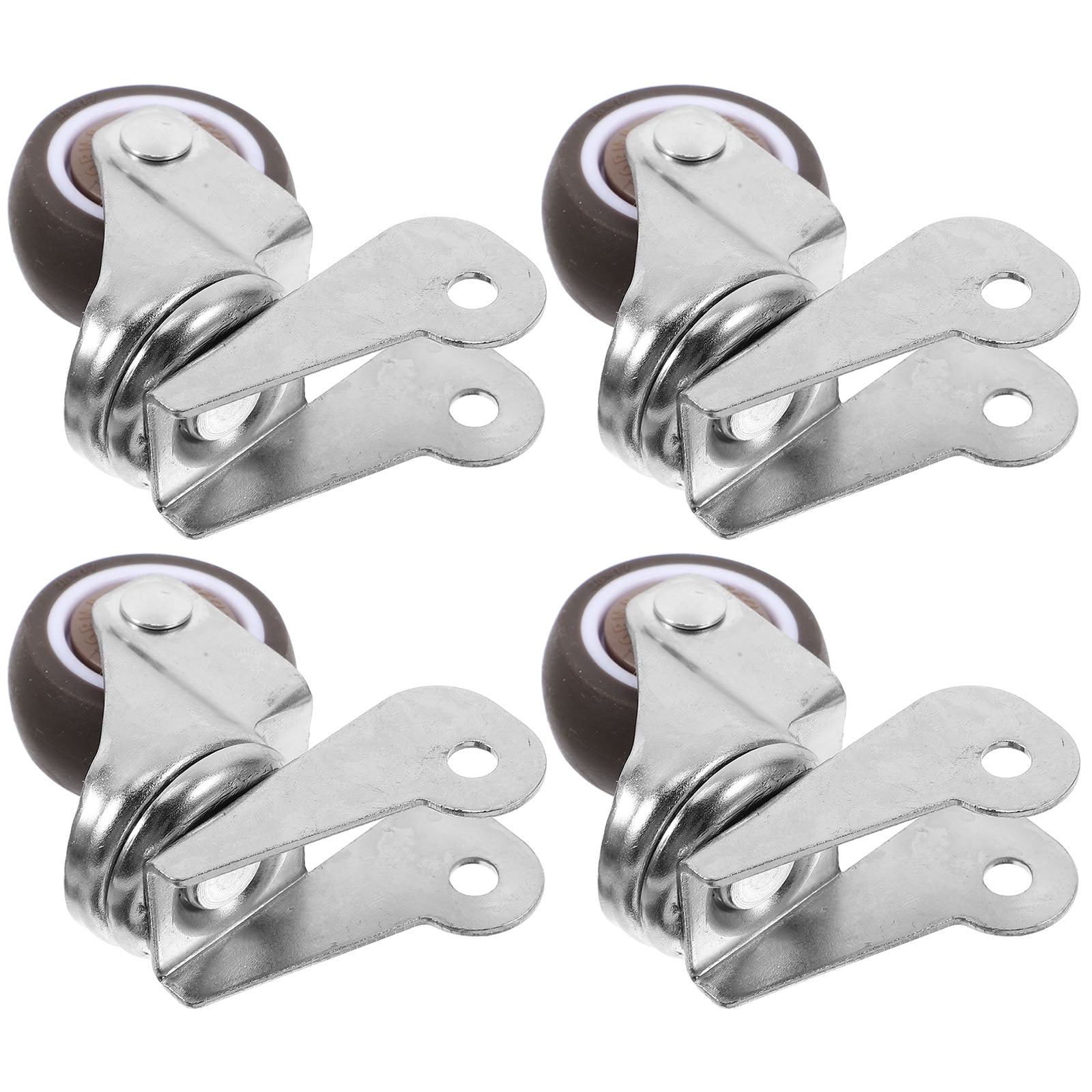 UPOUART 4-Pack Small Furniture Wheels Stainless Steel Casters for Easy ...