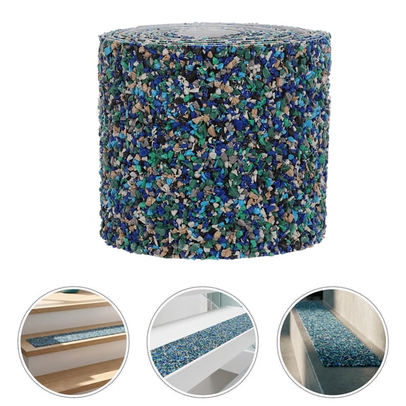 UPOUART 4Pcs Heavy Duty Rubber Granule Anti Slip Stair Strips Easy Install Grip Tape for Home Steps