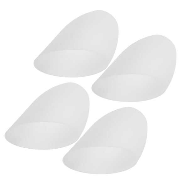 UPOUART 4Pcs White Plastic Lamp Covers for Home Use Simple Chic Light Accessories