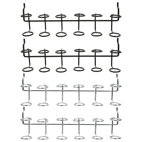 UPOUART Stainless Steel Peg Board Tool Holders Set of 4, Wall Mount Organizer for Home Garage Workshop 9.04x2.75x2.63in