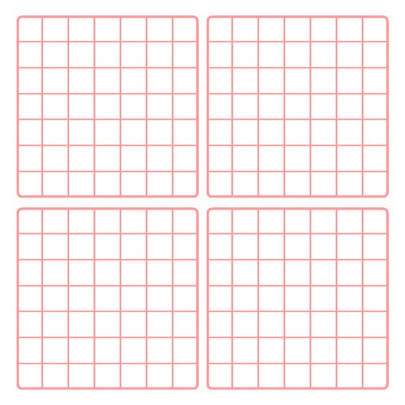 UPOUART 4-Piece Wall-Mounted Photo Organizer Net, Decorative Mesh Display for Bedroom, Dorm, and Room Decor