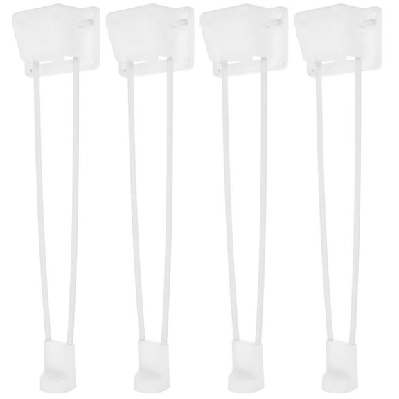 UPOUART 4Pcs Replacement Legs for Furniture Iron Material with Additional Stabilizer 13.76X2.95X1.38in