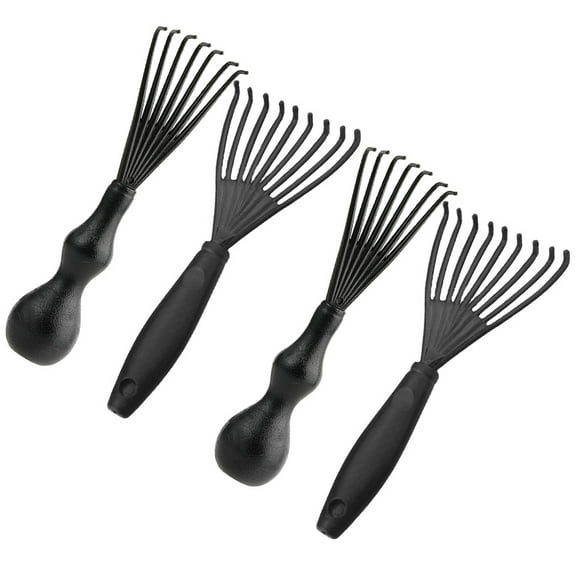UPOUART 4Pcs Reusable Hair Cleaner Plastic Hair Removal Brush Tool for Hairstylists