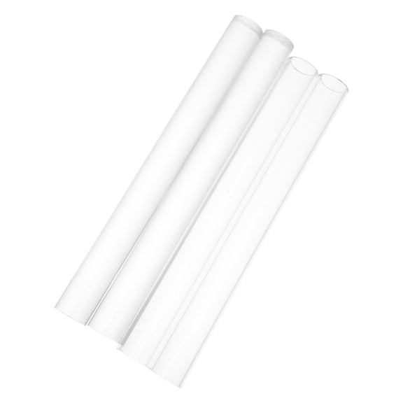 UPOUART 4Pcs Round Clear Acrylic Rolling Pins for Versatile DIY Clay Shaping and Crafting