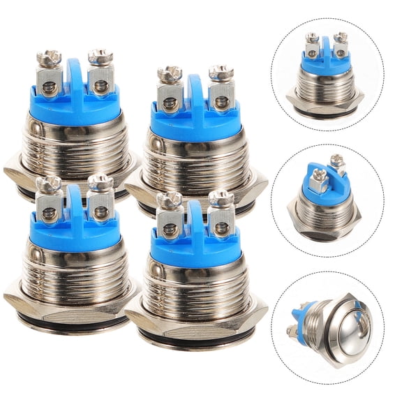 UPOUART 4-Pack Doorbell Button Replacement Universal Chime Button for Home Use and Easy Installation