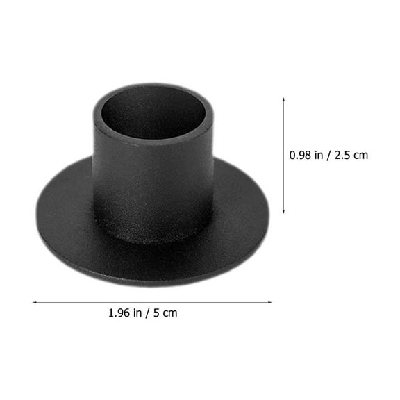 UPOUART 4Pcs Small Metal Candle Holder with Rustic Design for Warm Party Settings