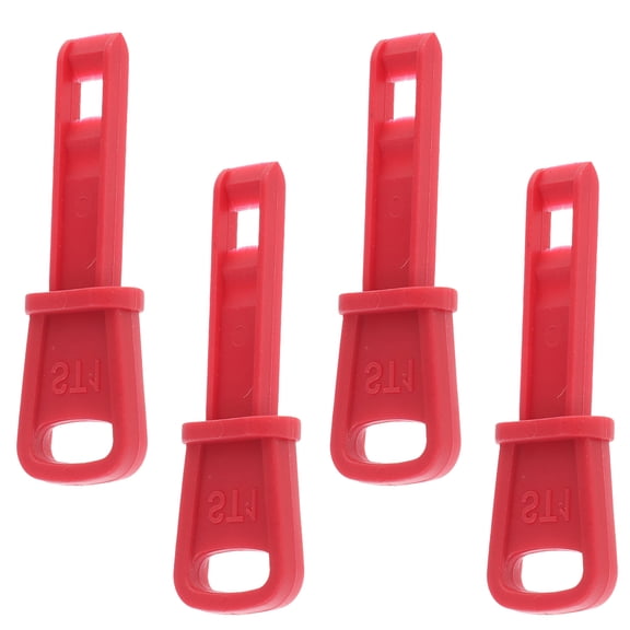 UPOUART 4-Pack Snowthrower Starter Ignition Keys Red PP Compact Backup for Winter Outdoor Equipment