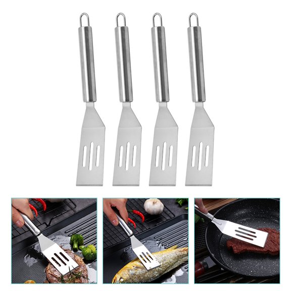 UPOUART 4-Piece Stainless Steel Spatula Set for Cooking, Frying & Baking - Kitchen Utensils for Daily Use