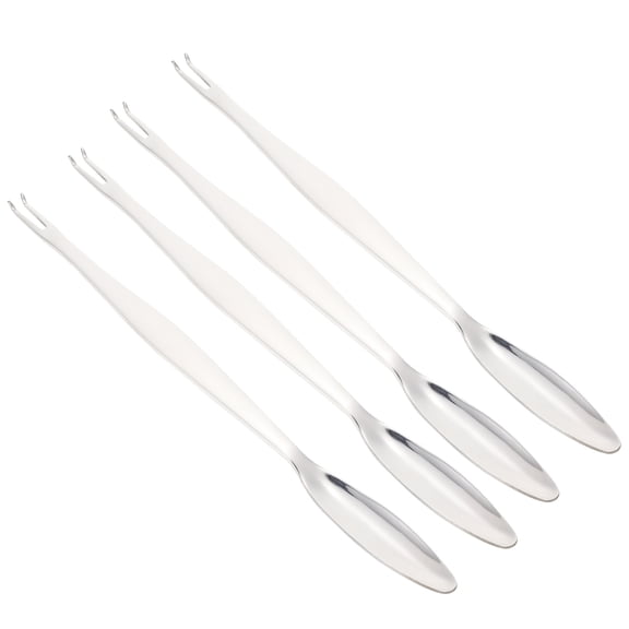 UPOUART 4-Piece Stainless Steel Seafood Crackers and Picks Set with 304 Shellfish Tools for Crab, Lobster, and Nut Cracking