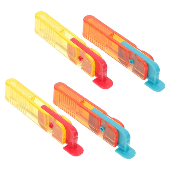 UPOUART 4-Pack Orange Seam with ABS Handles for Sewing, Quilting, Crafting, and Projects