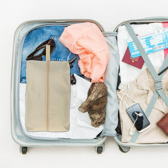 UPOUART 4Pcs Travel Packing Cube Waterproof Rectangular Polyester Luggage Organizers for Suitcases 16.90X9.04X7.86in