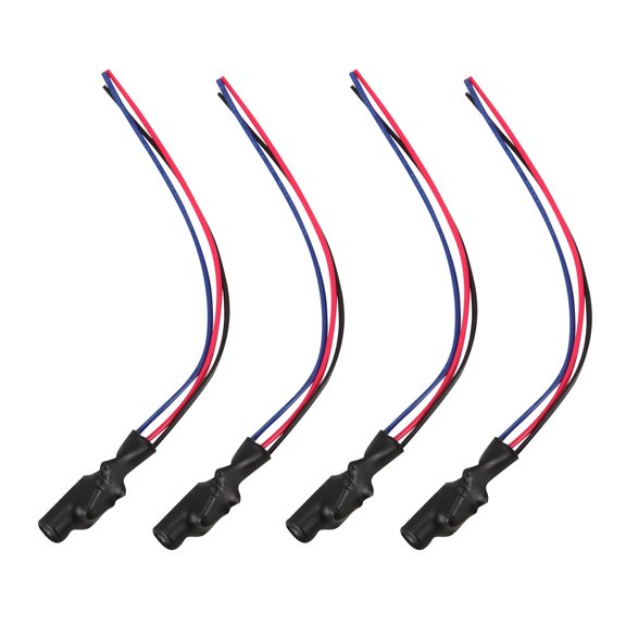 UPOUART 4Pcs Automobile Rear View Rectifier Capacitor Filter Plastic Cable Easy Installation