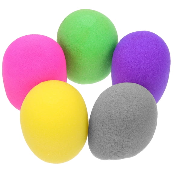 UPOUART 10-Pack Microphone Foam Windscreens, Sponge Covers for Clear Audio Recording and Noise Reduction