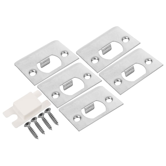 UPOUART 4Sets Front Door Reinforcement Kit with Stainless Steel Deadbolt Strike Plate and Cover