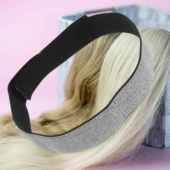UPOUART 4pcs Adjustable Stretchy Wig Edge Bands For Lace Front Wigs Breathable Elastic Straps For Secure Fit Firm